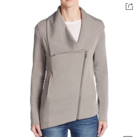 HELMUT LANG Brown Villous Asymmetrical Jacket - Picture 3 of 13